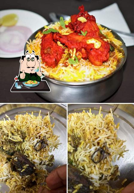 Food at Raju Gari Biryani Adda