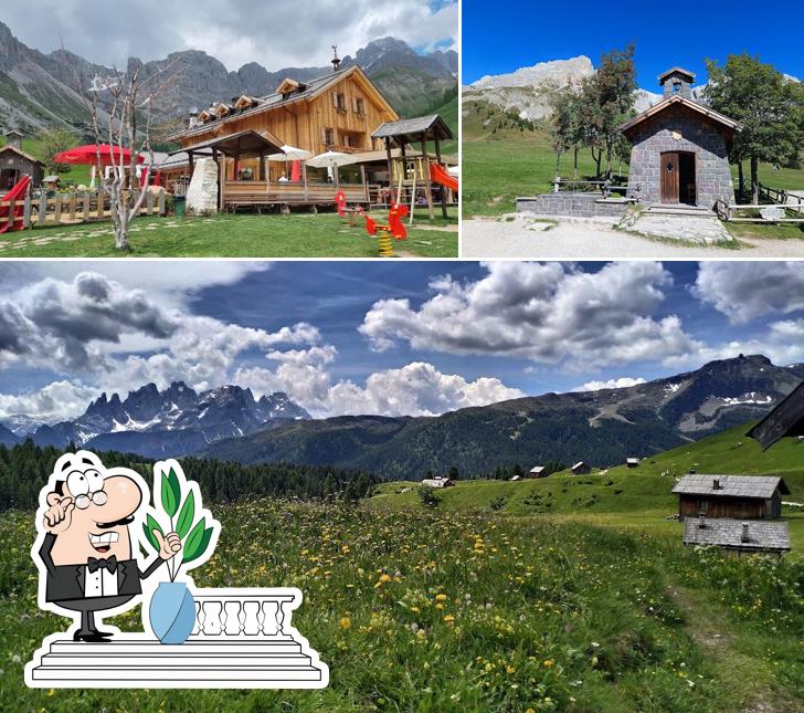 Gli esterni di Rifugio Fuciade