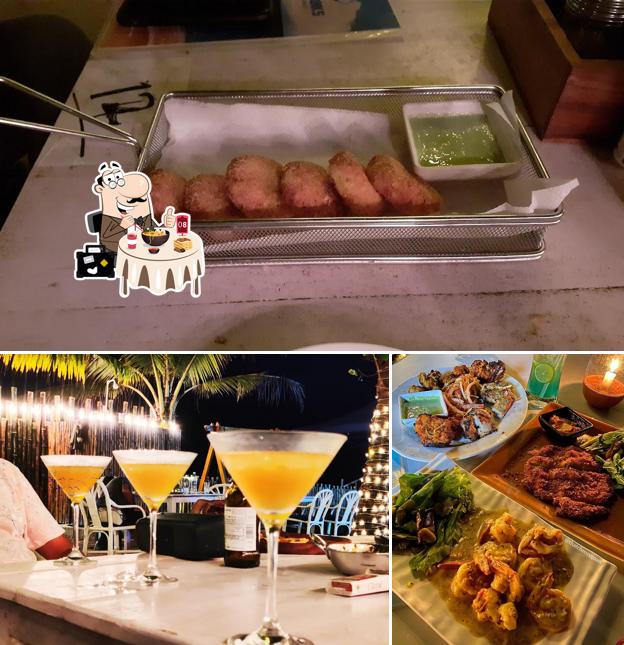 Food at Sandbanks Beach Resort, Arambol