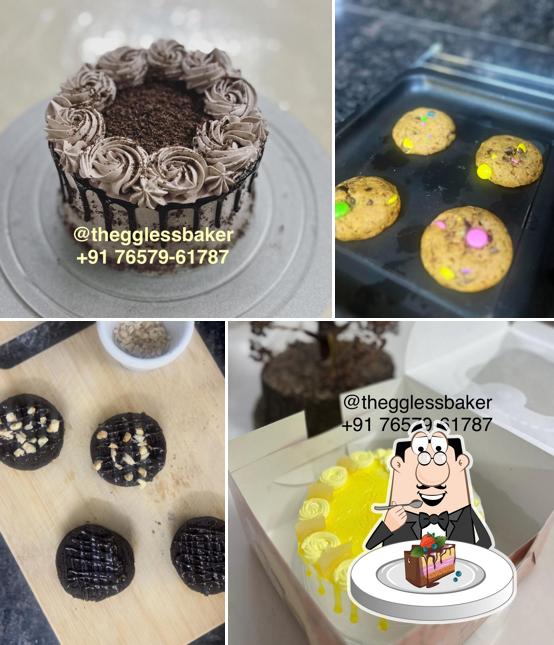 Chocolate cake at The Eggless Baker (eggless cakes HOME BAKERY)