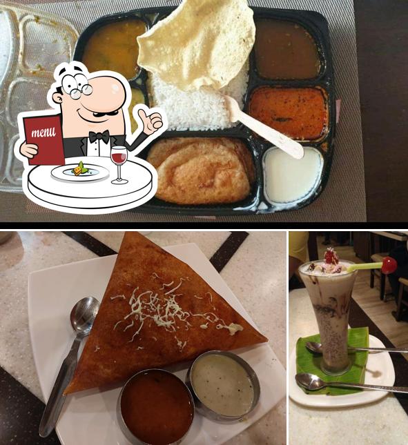 The restaurant's food and beverage