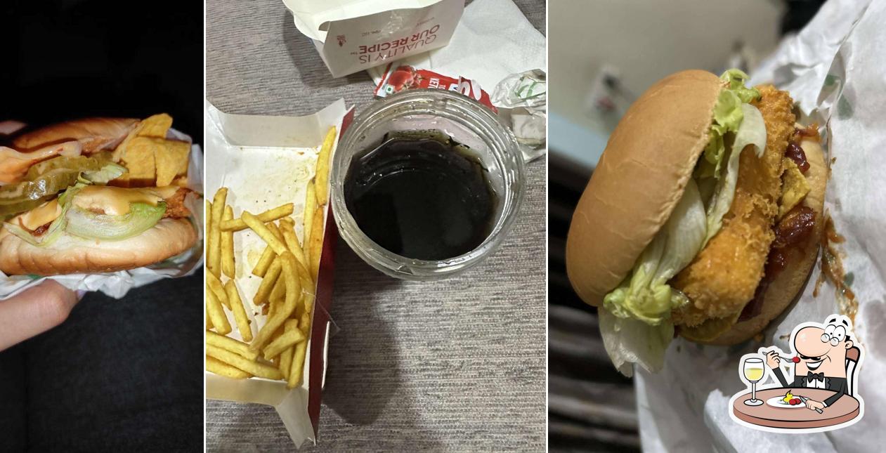 Food at Wendy's Burgers