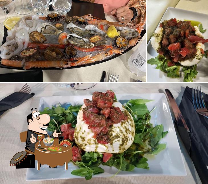 Platti al Kraken street food fish