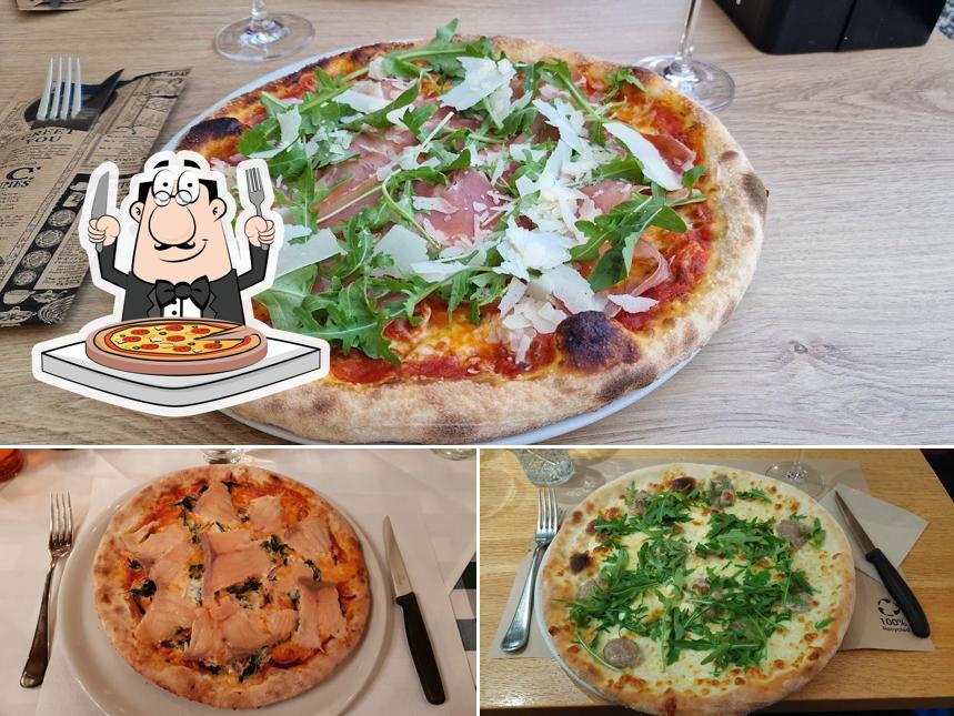 Prenditi una pizza a Ristorante & Pizzeria da Rasso, Saas-Fee