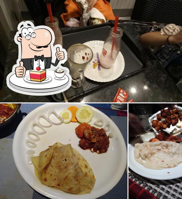 Ajwa Restaurant offers a number of sweet dishes