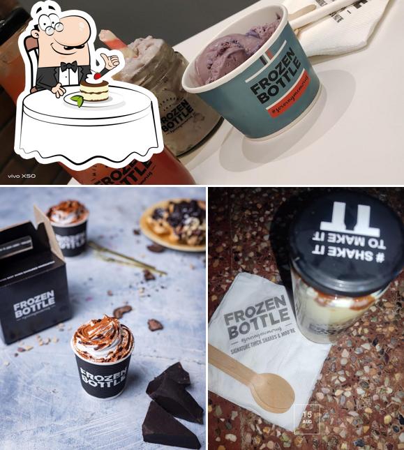 Frozen Bottle - Milkshakes, Desserts, and Ice Cream provides a selection of sweet dishes
