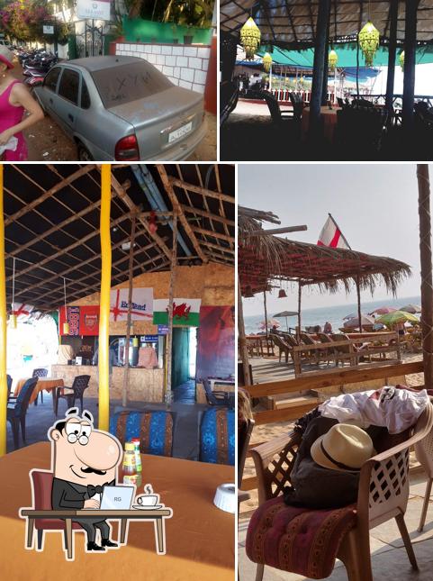Check out how Om Beach Shack looks inside