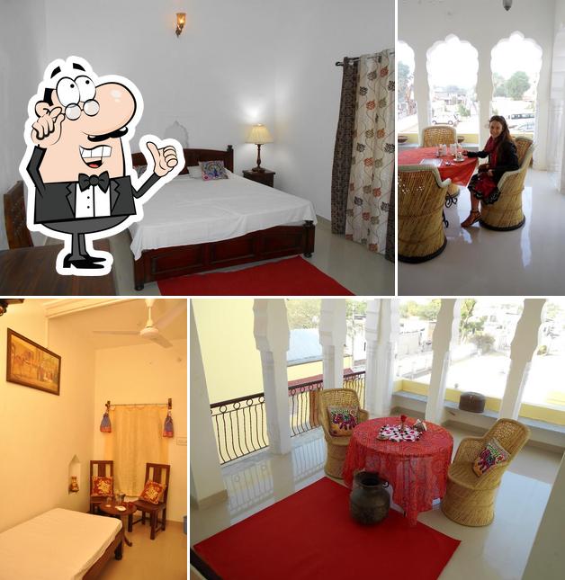 The interior of Hotel Mandawa Palace and Restaurant