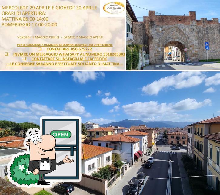 Gli esterni di Panificio F.lli Borelli Massimo e Giovanni