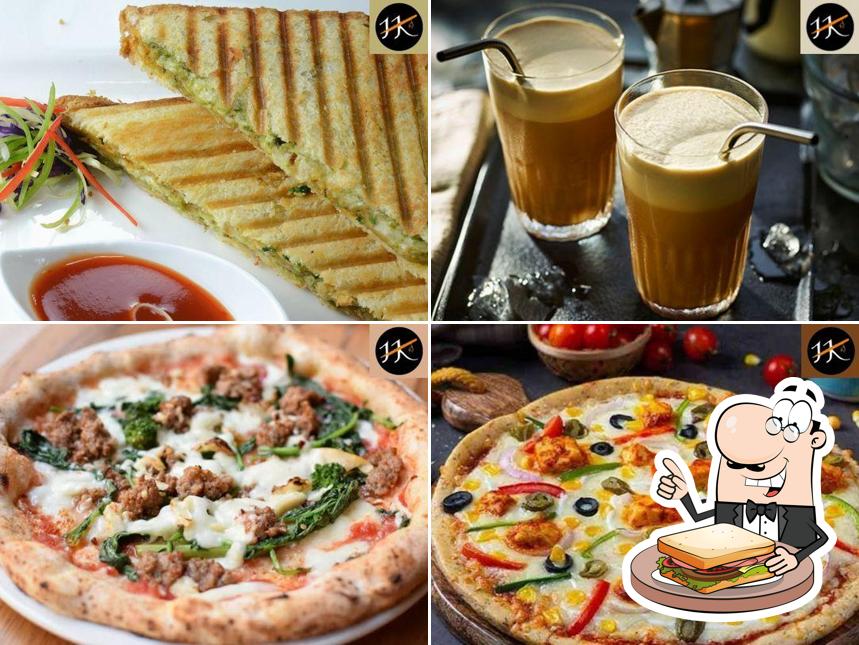 Grilled cheese sandwich at Hare Krishna Hotel