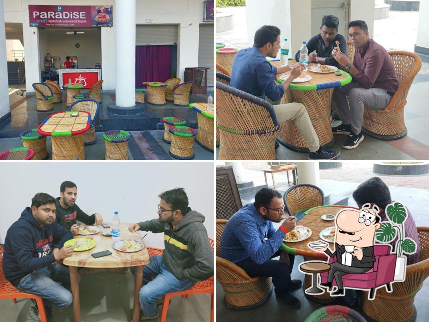 The interior of Paradise Biryani House