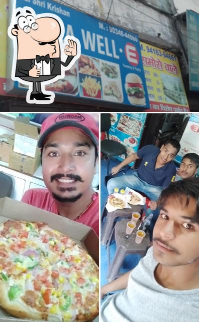 See this pic of Pizza well