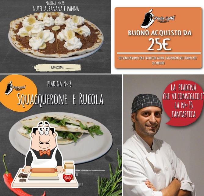 iPiada Caffè serve un'ampia gamma di dolci