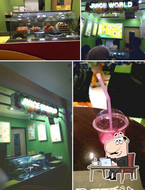 The interior of Waffle World