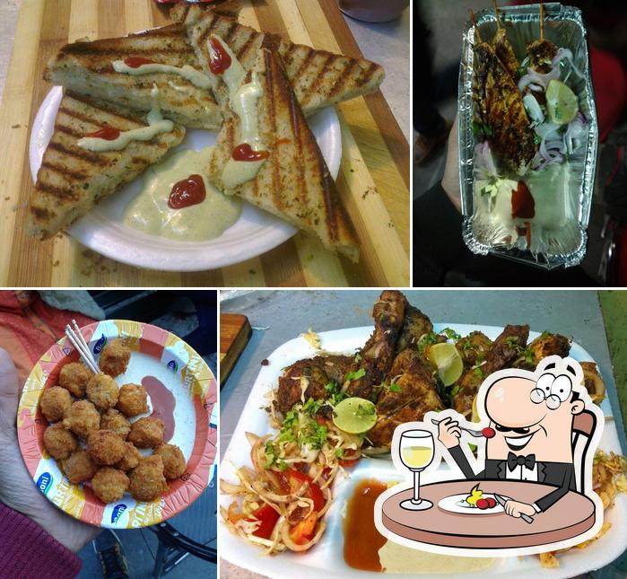 Food at Bon Appetit Bakes Fries Grills Roasts Restaurant. WAFFLES, Crunchy POPCORNS, Freshly Brewed bean based Coffee, KULHAD PIZZA