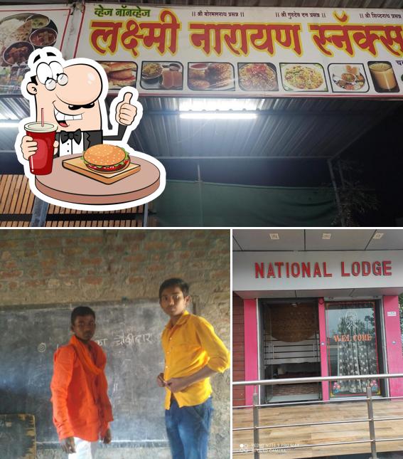 Get a burger at Laxmi Narayan Family Restaurant