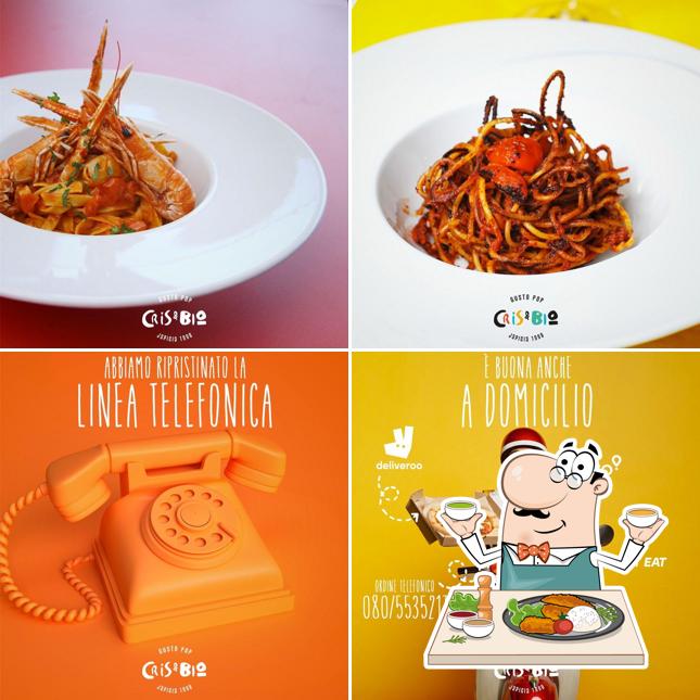 Platti al Pizzeria Cris & Bio