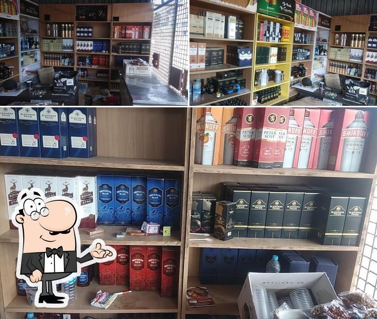 The interior of new wine shop