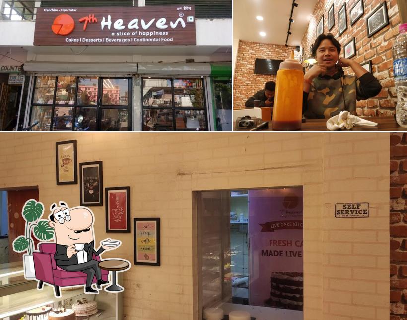 The interior of 7th Heaven ,Naharlagun