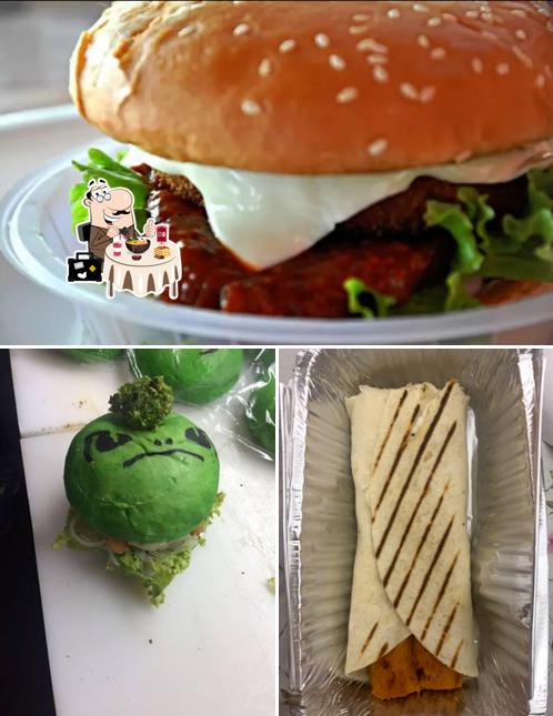 Food at Burger Hub