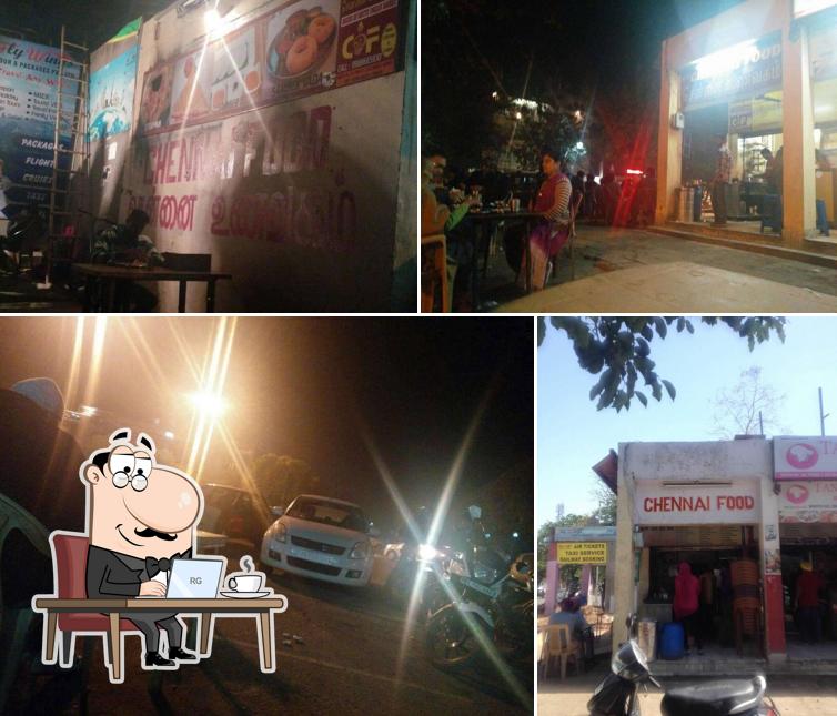 The interior of Chennai Food