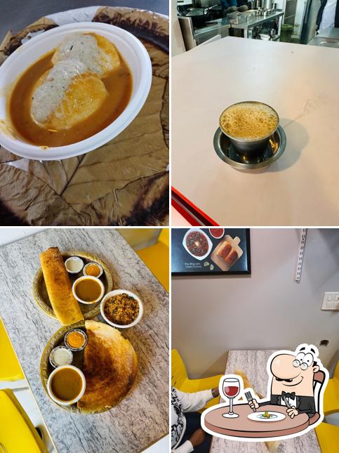 Creme brulee at Namma Dakshin Cafe