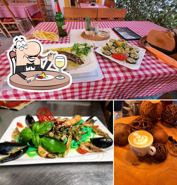 La cibo e bevanda del ristorante