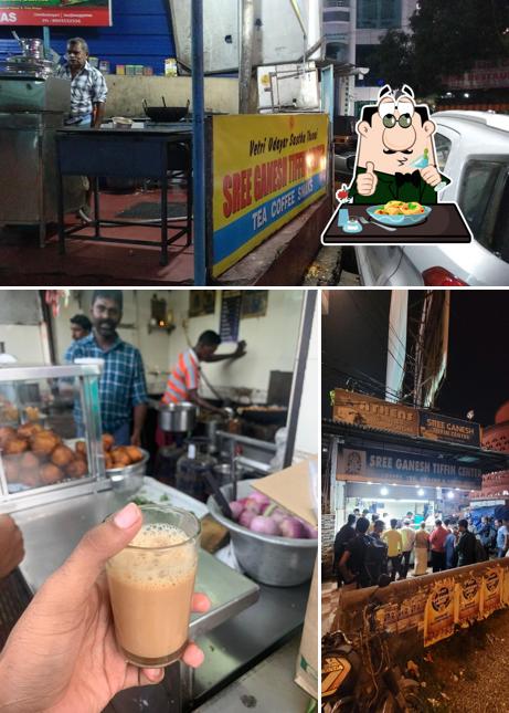 This is the picture showing food and exterior at Sree Ganesh Tiffin Center