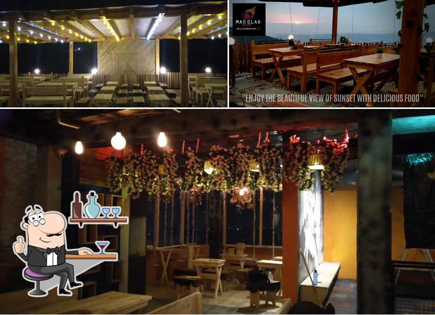 The interior of Mad Glad Klub