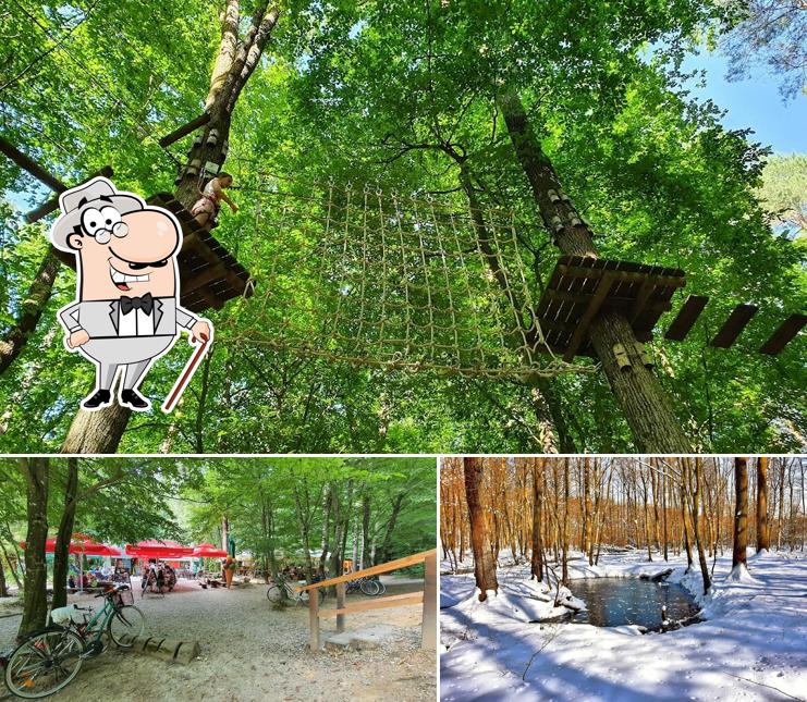 Goditi la vista dagli esterni di Okrepčevalnica Cuffi pri Bukovniškem jezeru