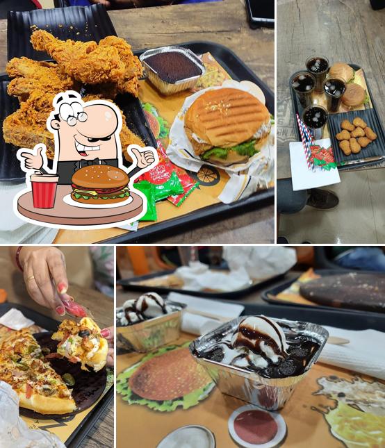 Get a burger at OneBite ୱାନବାଇଟ୍
