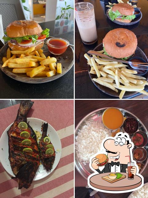 Order a burger at Ormal Restaurant