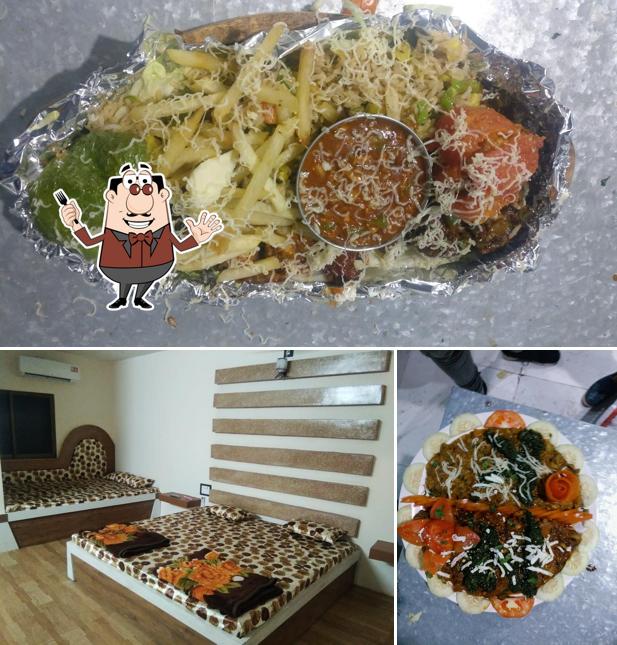 Take a look at the photo depicting food and interior at Prasad Hotel and Guest House
