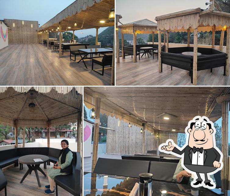 The interior of Fruitage Dhaba