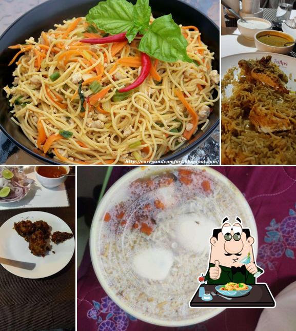 Food at Hotel Tulips Grand