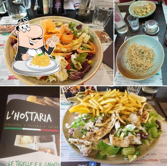 Spaghetti alla carbonara al L'Hostaria