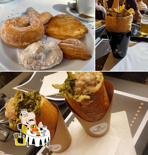 Panino con maiale stirato al Nunc Est