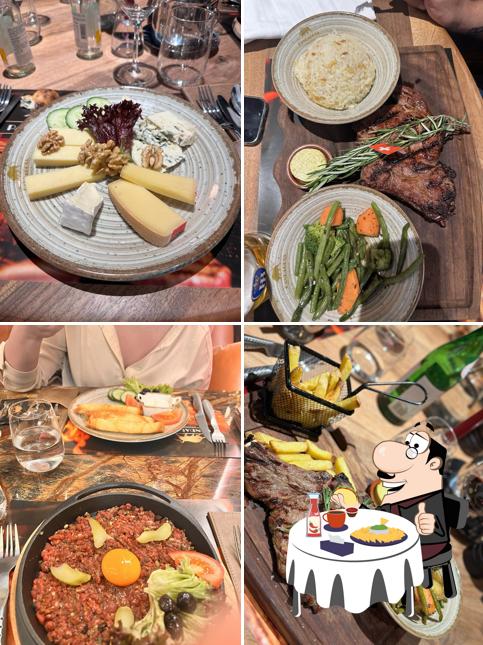 Piatto di formaggi al Pandarosa Steakhouse