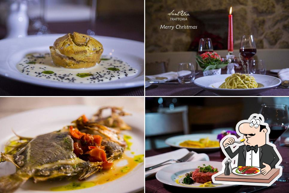 Cibo al Trattoria Sant'Elia