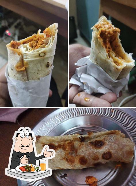 Food at Zaaeqah al arab shawarma and rolls