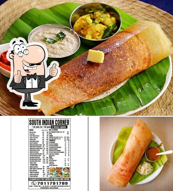 Look at this image of South Indian Corner