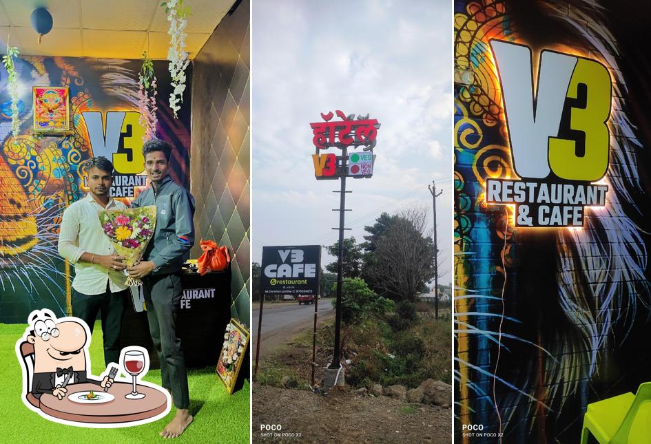 Food at V3 Family Restaurant & Cafe