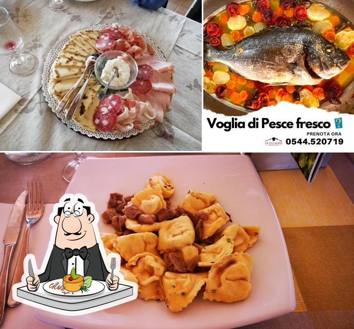 Cibo al Ristorante Ca' di Claudio