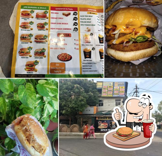 BURGER GARAGE TALWANDI provides a range of options for burger lovers