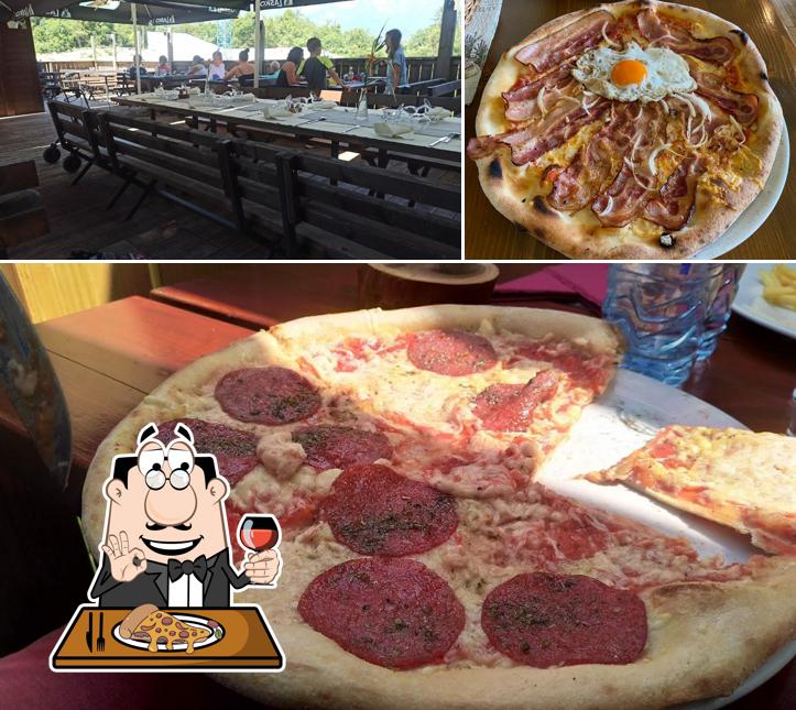A Gostilna In Pizzeria Grajska Preža, puoi prenderti una bella pizza