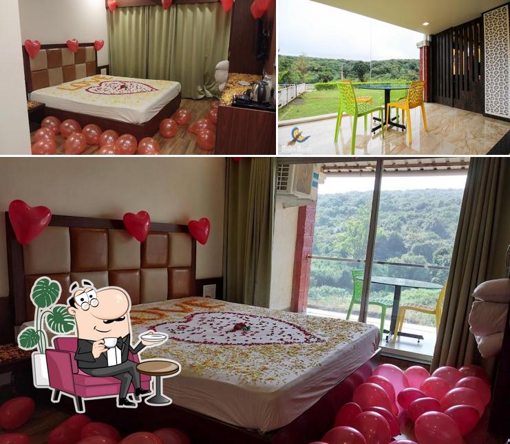 The interior of Khushi River Side Resort & Spa