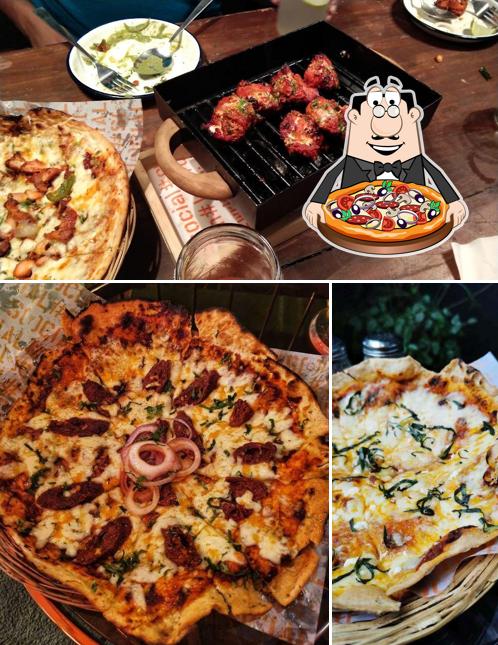 Pick pizza at Indiranagar Social