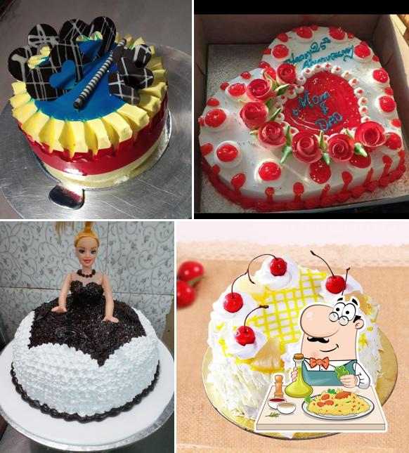 Food at Jugal Ji bakery and cake shop