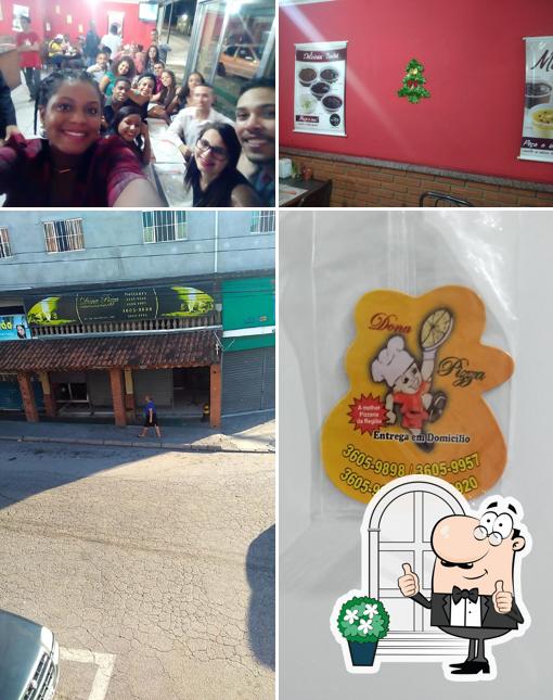 O exterior do Pizzaria Dona Pizza