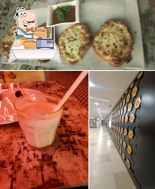 Garlic bread at Red Lion Hyderabad